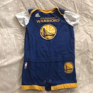 Golden State Warriors baby onesie